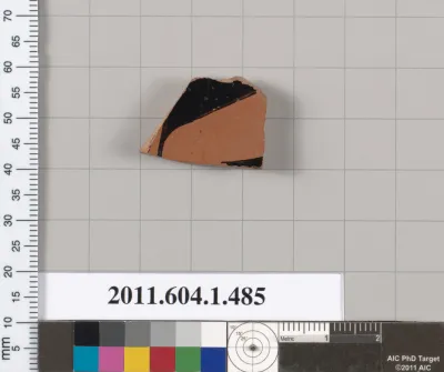 Terracotta fragment of a kylix (drinking cup)