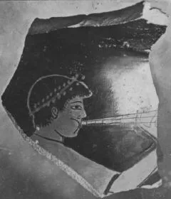 HYDRIA, FRAGMENT (ATHENIAN, RED-FIGURE)