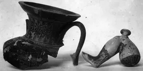 AMPHORA, NECK, FRAGMENT (ATHENIAN, BLACK-FIGURE)