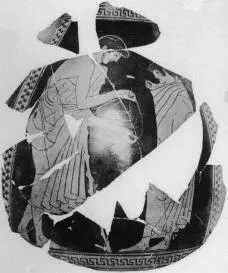 PELIKE, FRAGMENTS (ATHENIAN, RED-FIGURE)
