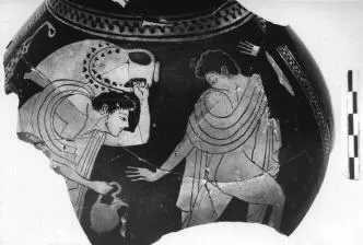 CHOUS, FRAGMENT (ATHENIAN, RED-FIGURE)