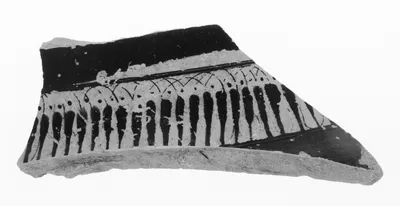 Attic Red-Figure Vase Fragment