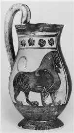 OLPE (ATHENIAN, BLACK-FIGURE)
