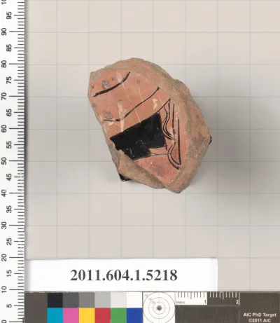 Terracotta fragment of a kylix (drinking cup)