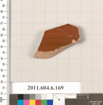 Terracotta fragment of an open shape
