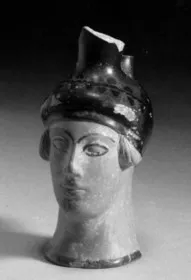 FIGURE VASE, OINOCHOE (ATHENIAN, RED-FIGURE)