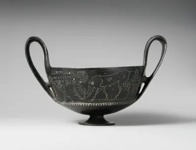 Terracotta kantharos