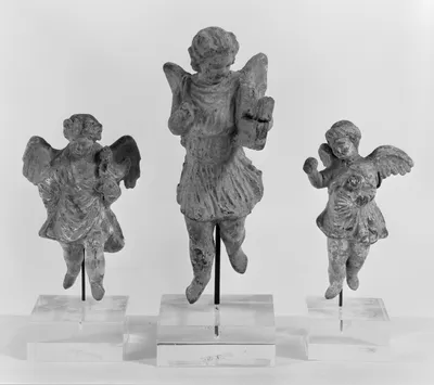 Statuette of a Flying Eros Carrying a Kithara