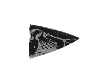 Attic Red-Figure Kylix Fragment
