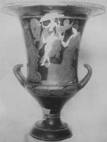 KRATER, CALYX (ATHENIAN, RED-FIGURE)