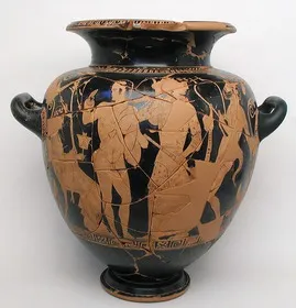 STAMNOS (ATHENIAN, RED-FIGURE)