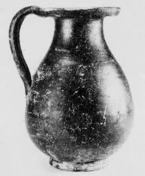 OLPE (ETRUSCAN, BLACK GLAZE)
