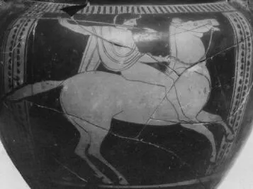 KRATER, COLUMN (ATHENIAN, RED-FIGURE)