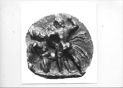 coupe  ; médaillon de vase