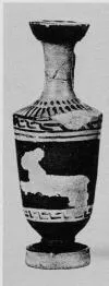 LEKYTHOS (ATHENIAN, BLACK GLAZE)