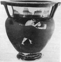 KRATER, COLUMN (ATHENIAN, RED-FIGURE)