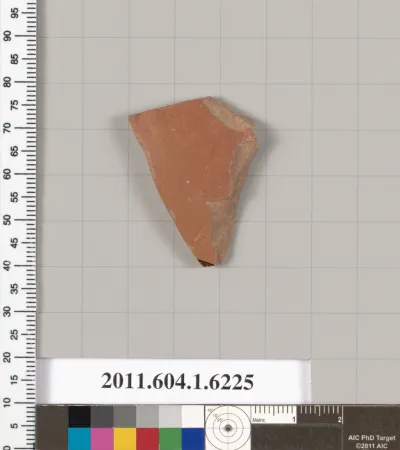 Terracotta fragment of a kylix (drinking cup)