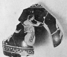 CHOUS, FRAGMENT (ATHENIAN, RED-FIGURE)