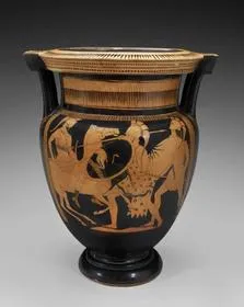 KRATER, COLUMN (ATHENIAN, RED-FIGURE)