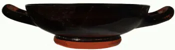 CUP, STEMLESS (ATHENIAN, RED-FIGURE)