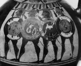 AMPHORA, NECK (ATHENIAN, BLACK-FIGURE)
