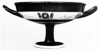 CUP, LITTLE MASTER BAND (ATHENIAN, BLACK-FIGURE)
