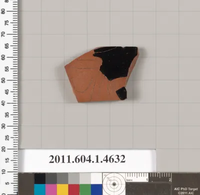 Terracotta fragment of a kylix (drinking cup)