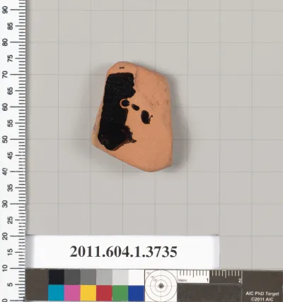 Terracotta fragment of a kylix (drinking cup)