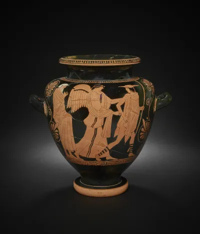 Terracotta stamnos
