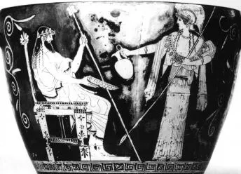 SKYPHOS (ATHENIAN, RED-FIGURE)