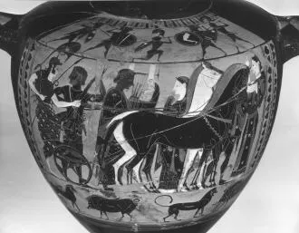 HYDRIA (ATHENIAN, BLACK-FIGURE)