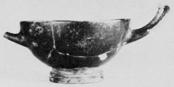 CUP (SOUTH ITALIAN, BLACK GLAZE)