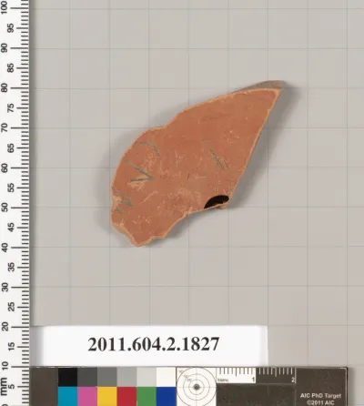 Terracotta fragment of a skyphos (deep drinking cup)