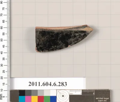 Terracotta fragment of an open shape