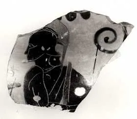 AMPHORA, NECK, FRAGMENTS (ATHENIAN, BLACK-FIGURE)