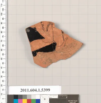 Terracotta fragment of a kylix (drinking cup)