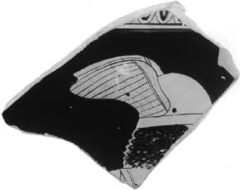 KRATER, BELL, FRAGMENT (ATHENIAN, RED-FIGURE)