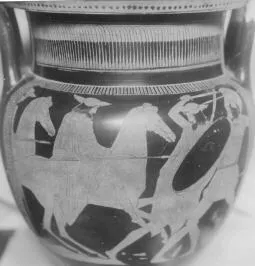 KRATER, COLUMN (ATHENIAN, RED-FIGURE)