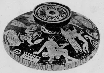 LEKANIS LID (ATHENIAN, RED-FIGURE)