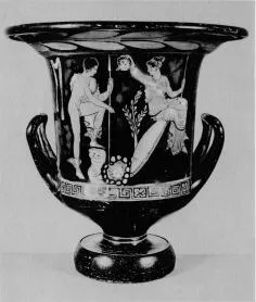 KRATER, CALYX (SOUTH ITALIAN, APULIAN, RED-FIGURE)