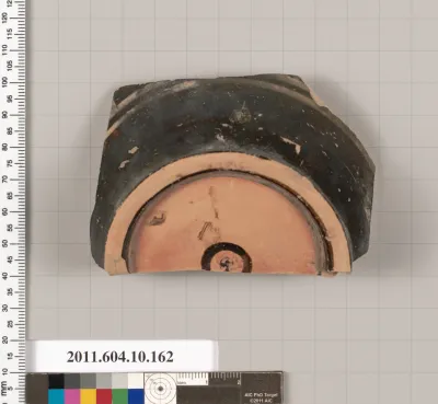 Terracotta fragment of a skyphos (deep drinking cup)