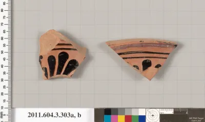Terracotta fragments of a neck-amphora (jar)?