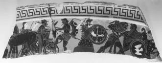 KRATER, VOLUTE, FRAGMENTS (ATHENIAN, BLACK-FIGURE)