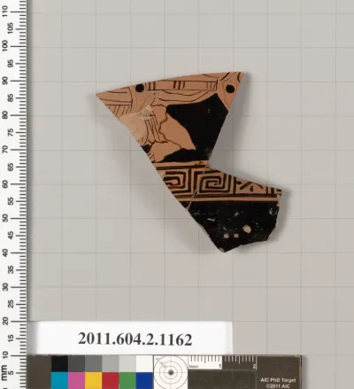 Terracotta fragment of a skyphos (deep drinking cup)