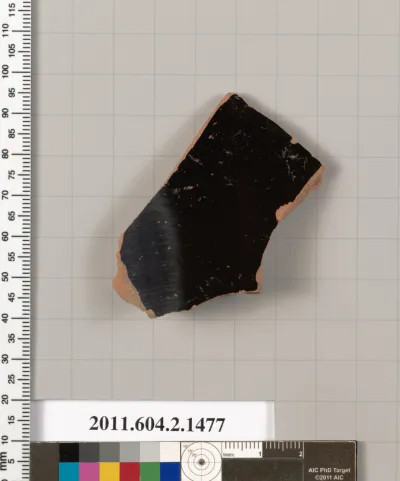 Terracotta fragment of a skyphos (deep drinking cup)