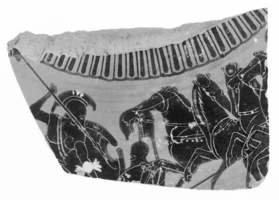 Attic Black-Figure Hydria Fragment