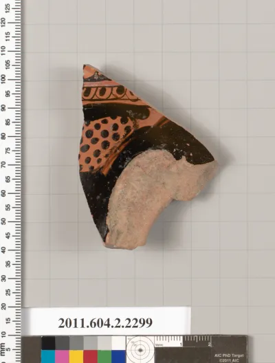 Terracotta fragment of a bell-krater (bowl for mixing wine and water)