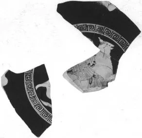 CUP, FRAGMENTS (ATHENIAN, RED-FIGURE)