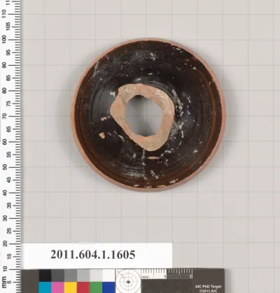 Terracotta fragment of a kylix (drinking cup)