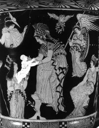 KRATER, CALYX (ATHENIAN, RED-FIGURE)